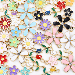 20Pcs 5 Styles Random Color Alloy Enamel Charms&nbsp;ENAM-YW0004-79A
