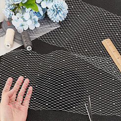 Polyester Mesh Tulle Fabric&nbsp;FIND-WH0126-389B