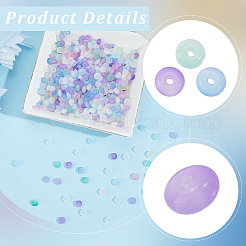 600Pcs Imitation Jade Glass Beads&nbsp;DGLA-PA0001-06D