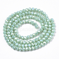 Electroplate Glass Beads Strands&nbsp;EGLA-A034-P10mm-B16