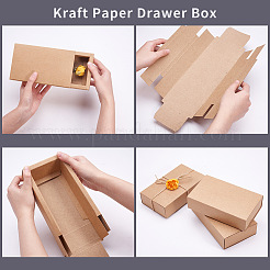 Kraft Paper Drawer Box&nbsp;CON-YW0001-03D-A