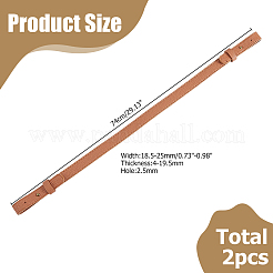 Imitation Leather Bag Strap&nbsp;FIND-WH0817-040B