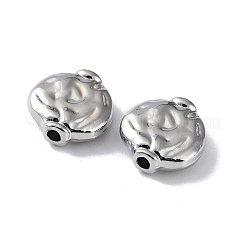 Rack Plating Alloy Beads&nbsp;PALLOY-Q458-23P