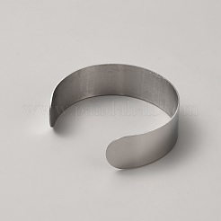 304 Stainless Steel Open Cuff Bangles&nbsp;BJEW-WH0017-35