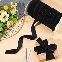 80 Yards Single Face Velvet Ribbon&nbsp;OCOR-WH0078-79C