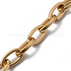 Handmade Opaque Spray Painted Acrylic Cable Chain&nbsp;AJEW-JB00752-01