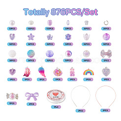 DIY Cute Cartoon Hair Band Bracelet Making Kit&nbsp;DIY-TA0003-88