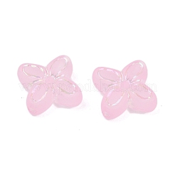 Frosted Transparent Acrylic Beads&nbsp;X1-OACR-P029-09B-01