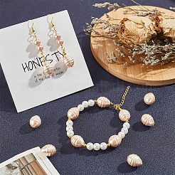 1 Strand Electroplate Shell Pearl Beads Strands&nbsp;BSHE-NB0001-21