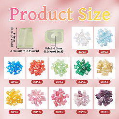 240Pcs 12 Colors Glass Imitation Gemstone Beads&nbsp;GLAA-TA0001-69