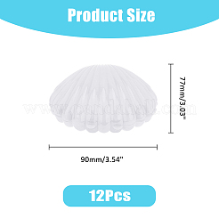 Shell Shape Plastic Candy Storage Box&nbsp;AJEW-WH0472-90C
