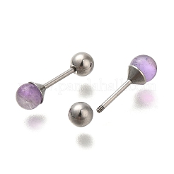 201 Stainless Steel Ear Plugs Gauges&nbsp;EJEW-C118-08P-09