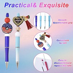 10Pcs ABS Plastic Ball-Point Pen&nbsp;AJEW-FS0001-43B