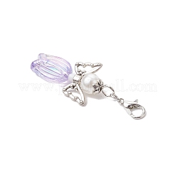 Angel Glass Pearl Pendant Decorations&nbsp;HJEW-JM03330