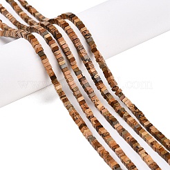 Natural Picture Jasper Beads Strands&nbsp;G-N342-74