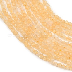 Natural Topaz Jade Beads Strands&nbsp;G-L662-A01-2mm