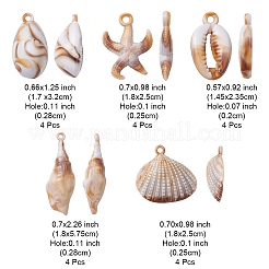 20Pcs 5 Style Acrylic Pendants&nbsp;OACR-YW0001-60
