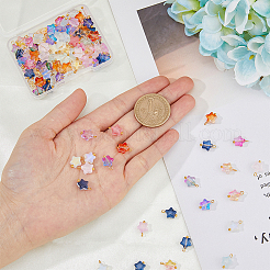 100Pcs Glass Charms&nbsp;FIND-HY0001-41