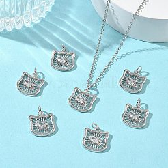 SHEGRACE Brass Clear Cubic Zirconia Charms&nbsp;XGRQ4G410-693P