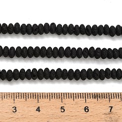 Natural Lava Rock Beads Strands&nbsp;G-L635-A25-4x2mm