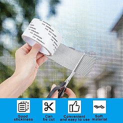 3 Roll 3 Color Polyurethane(PU) Window Screen Repair Stickers&nbsp;TOOL-FH0001-27