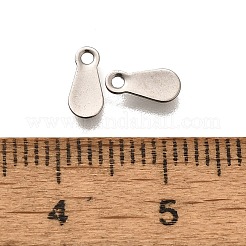 304 Stainless Steel Stamping Blank Tag Charms&nbsp;STAS-F311-04P-02