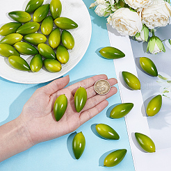 Foam Imitation Olive&nbsp;AJEW-GF0013-46