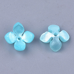 Cellulose Acetate(Resin) Bead Caps&nbsp;KK-S161-02D