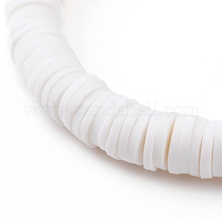 Polymer Clay Heishi Beads Stretch Bracelets&nbsp;BJEW-JB05905-01