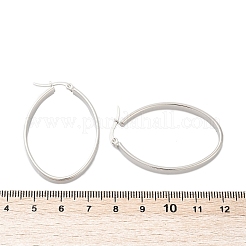 Non-Tarnish 304 Stainless Steel Hoop Earrings&nbsp;EJEW-L232-003A-P