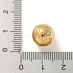 304 Stainless Steel Enamel European Beads&nbsp;STAS-U005-08G