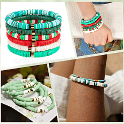 4000Pcs 8 Colors Handmade Polymer Clay Beads&nbsp;CLAY-PA0001-16