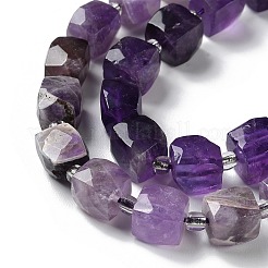 Natural Amethyst Beads Strands&nbsp;G-B065-A02