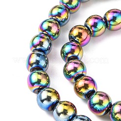 Non-magnetic Synthetic Hematite Beads Strands&nbsp;X-G-S096-10mm-5
