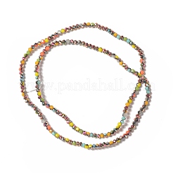 Electroplated Glass Beads Strands&nbsp;GLAA-G097-02A-01