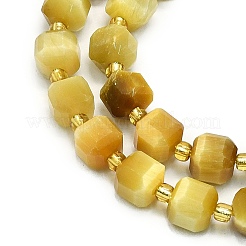 Natural Gold Tiger Eye Beads Strand&nbsp;G-I376-D13-01