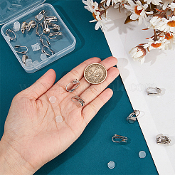 20Pcs Brass Clip on Earring Findings&nbsp;KK-SP0001-22P