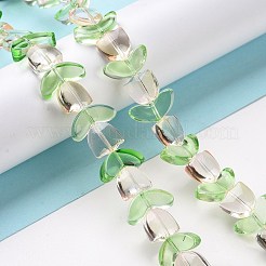 Transparent Glass Beads Strands&nbsp;X-LAMP-H061-02A