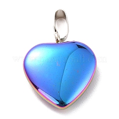 Electroplate Non-magnetic Synthetic Hematite Pendants&nbsp;G-I315-01C