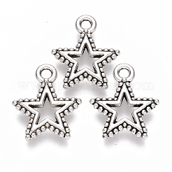 Tibetan Style Alloy Pendants&nbsp;TIBEP-S319-092AS-RS