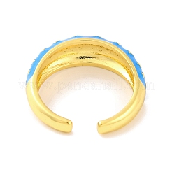 Brass Open Cuff Rings&nbsp;RJEW-U009-14G