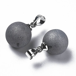 Natural Agate Charms&nbsp;G-Q998-036B