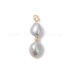 Natural Pearl Pendants&nbsp;PALLOY-JF04903