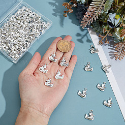 90Pcs Tibetan Style Alloy Pendants&nbsp;FIND-ME0002-46