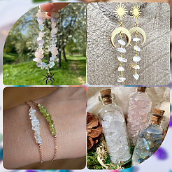 2 Strands Natural Quartz Crystal Chip Beads Strands&nbsp;G-SC0002-49
