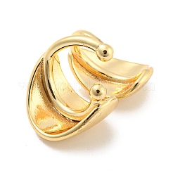 Real 14K Gold Plated Brass Cuff Earrings&nbsp;EJEW-M232-02B-G