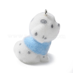Flocky Resin Pendants&nbsp;LS-FIND-A047-04P-01