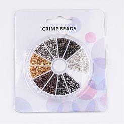 1 Box Brass Crimp Beads&nbsp;KK-JP0010-01A