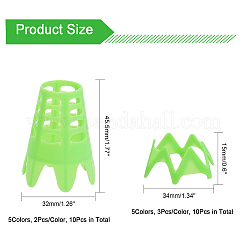 25Pcs 10 Style PE Plastic Golf Simulator Tees&nbsp;FIND-CA0007-38