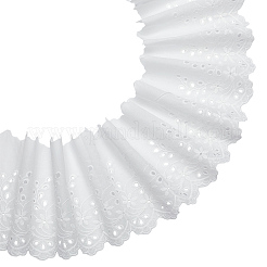 5 Yards Cotton Embroidery Flower Ribbons&nbsp;OCOR-MA0001-34A